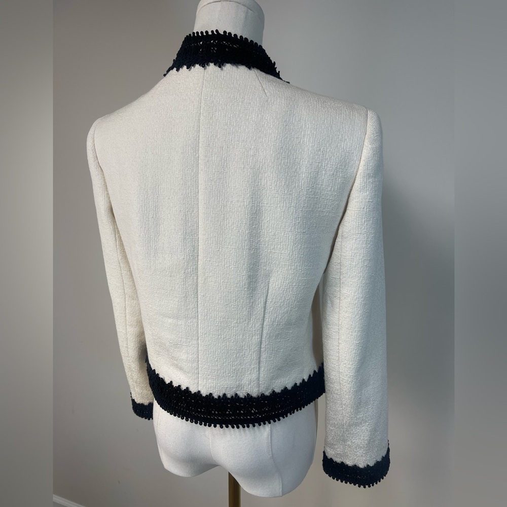 Alice + Olivia White and Black Blazer - Picture 9 of 14